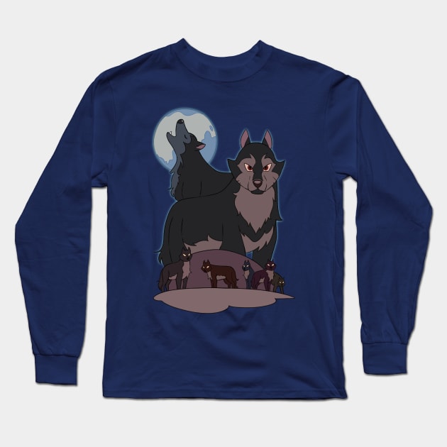 The owl house - Hunter wolf Long Sleeve T-Shirt by IKM218